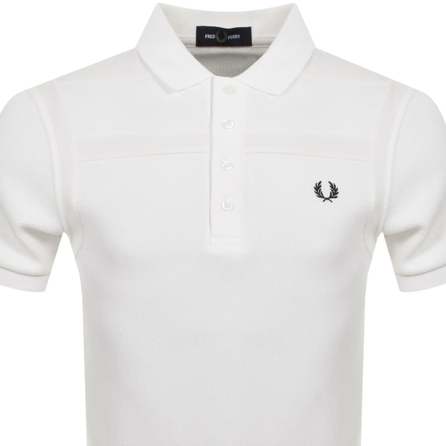 Plain white fred perry polo outlet